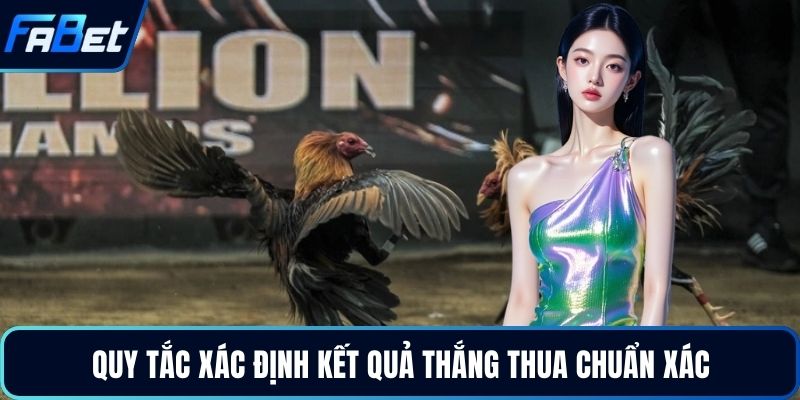 Đá Gà Cựa Sắt Đỉnh Cao Kịch Tính Dành Cho Người Chơi 2026 4 Quy tắc xác định kết quả thắng thua chuẩn xác