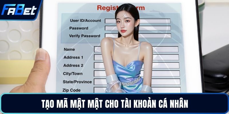 Tạo mã mật mật cho tài khoản cá nhân